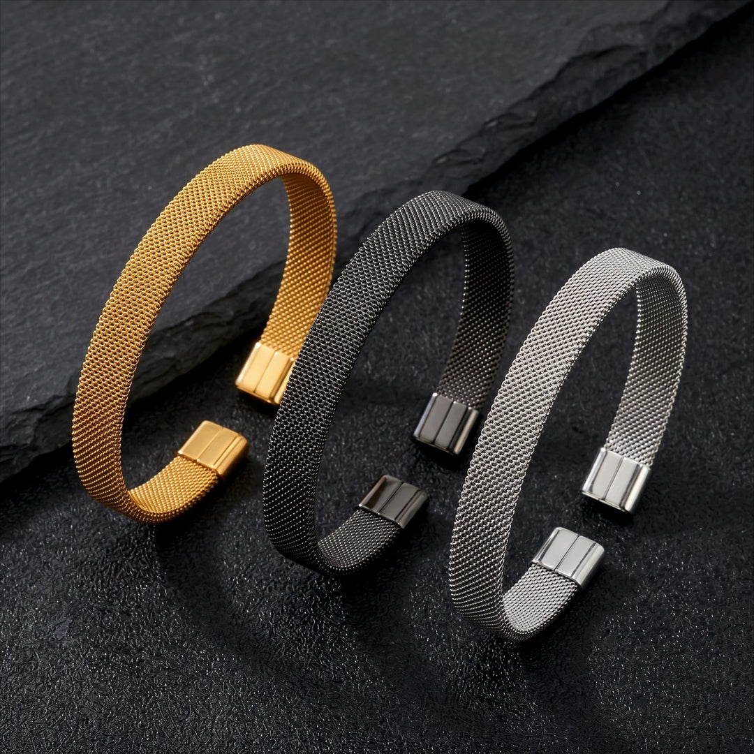 Aster™ – Strukturert Mesh Åpen Mansjettarmbånd