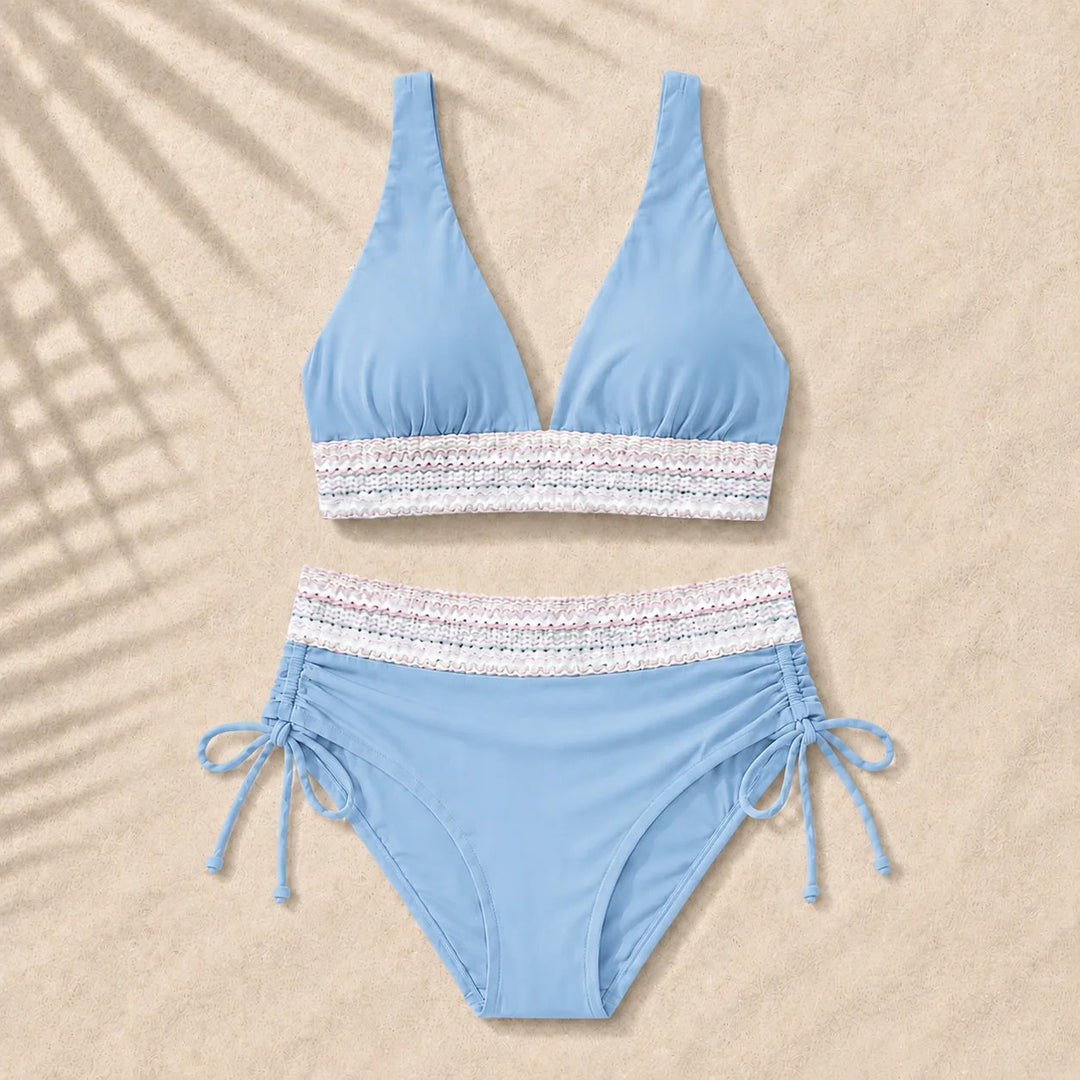 TummyShape™ – Høyhåndtopp skulpturerende bikini-sett