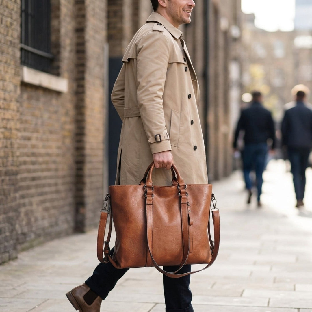 Ella™ – Flere Kompartments Strukturert Tote Bag