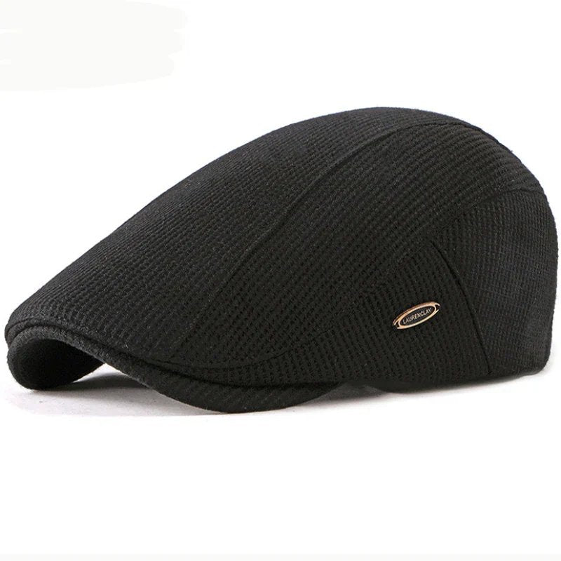 Knut™ – Ribbete Strikket Justerbar Spenne Flat Caps
