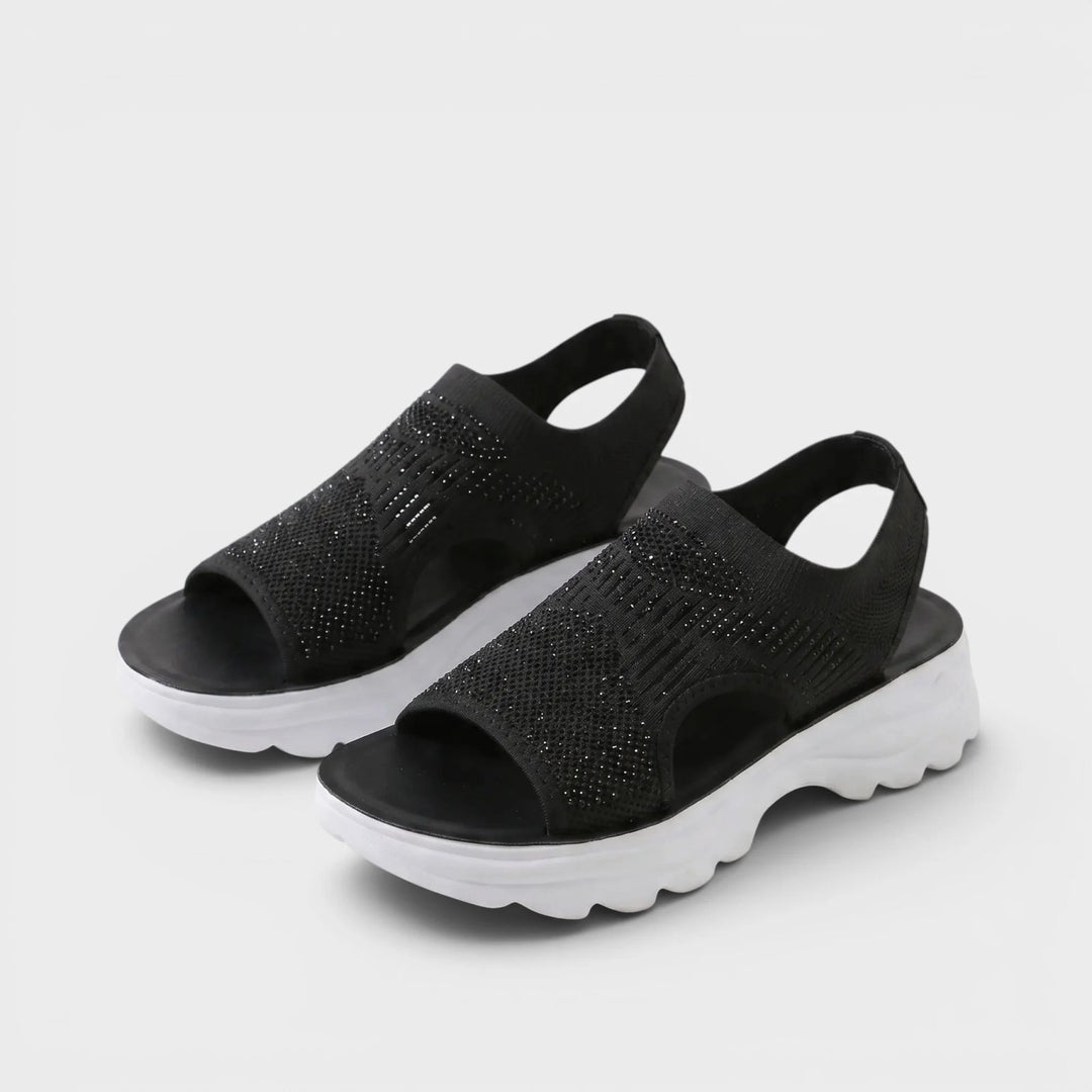 Jorunn™ – Ortopediske Komfort Plattform Sandaler